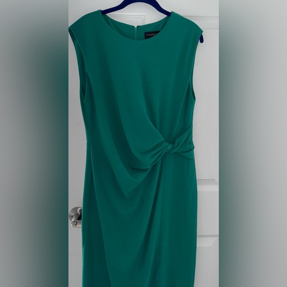 Donna Karan Emerald Green Midi Dress - Picture 7 of 9